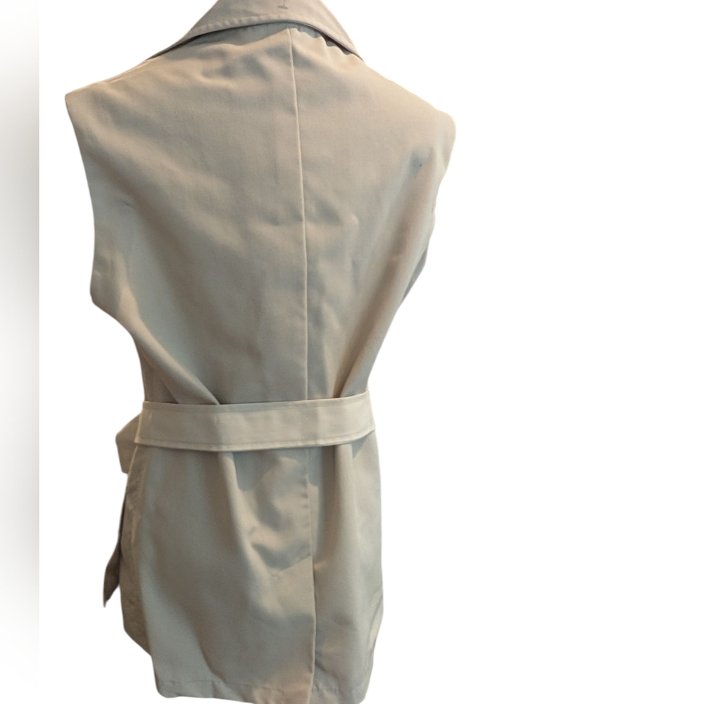 Vintage Colpro African‎ Safari Long Tan Jacket Vest Utility Rare Women's - Picture 3 of 7